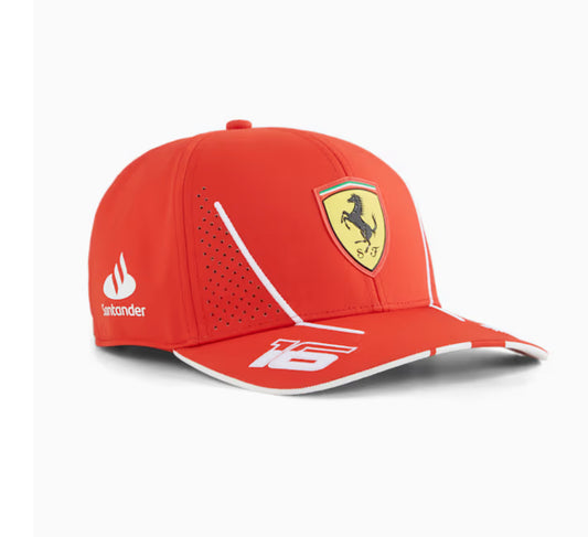 S Ferrari Gorra Oficial Ch Leclerc 2024