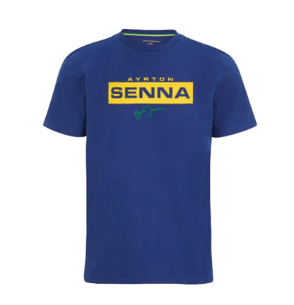 Ayrton Senna Playera Logo y Firma