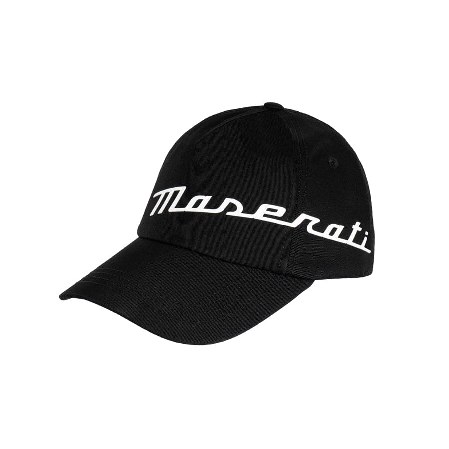 Maserati Rubber Print Gorra Negra/Azul