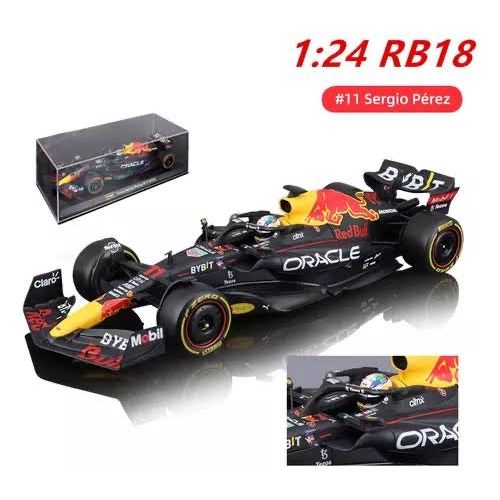 Burago Escala 1/24 Sergio Pérez RB18 Año 2022